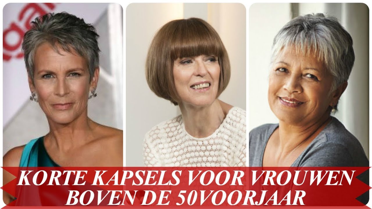 Nieuwe korte kapsels voor vrouwen boven de 50 voorjaar 2018