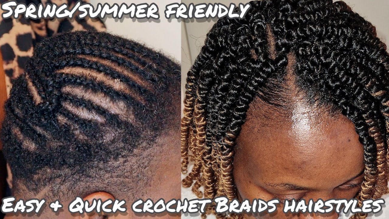 Easy & Quick Crochet Braids Install Under An Hour | Spring Twist |  Toyotress Bob Spring(18inches).