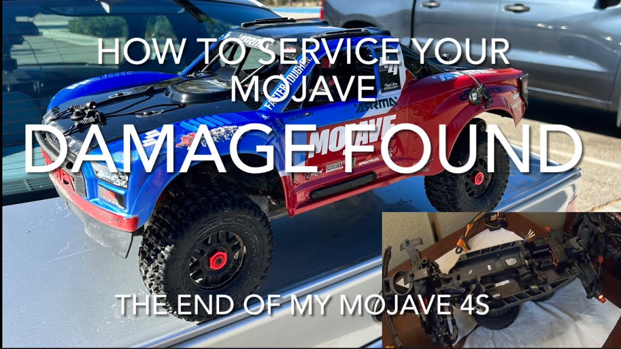 Новый Arrma Mojave 4S Service: на что обращать внимание при обслуживании моего RC? Чистка — это в...