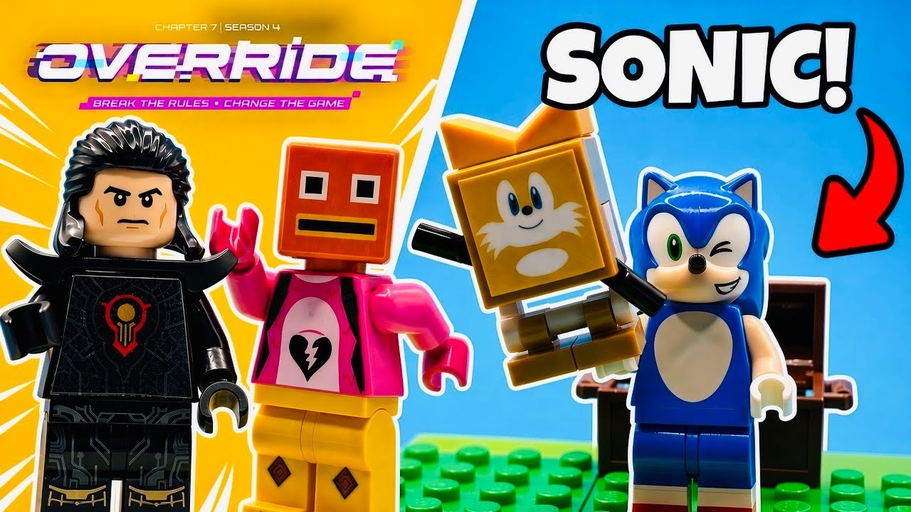 I built Fortnite: Override in LEGO! 