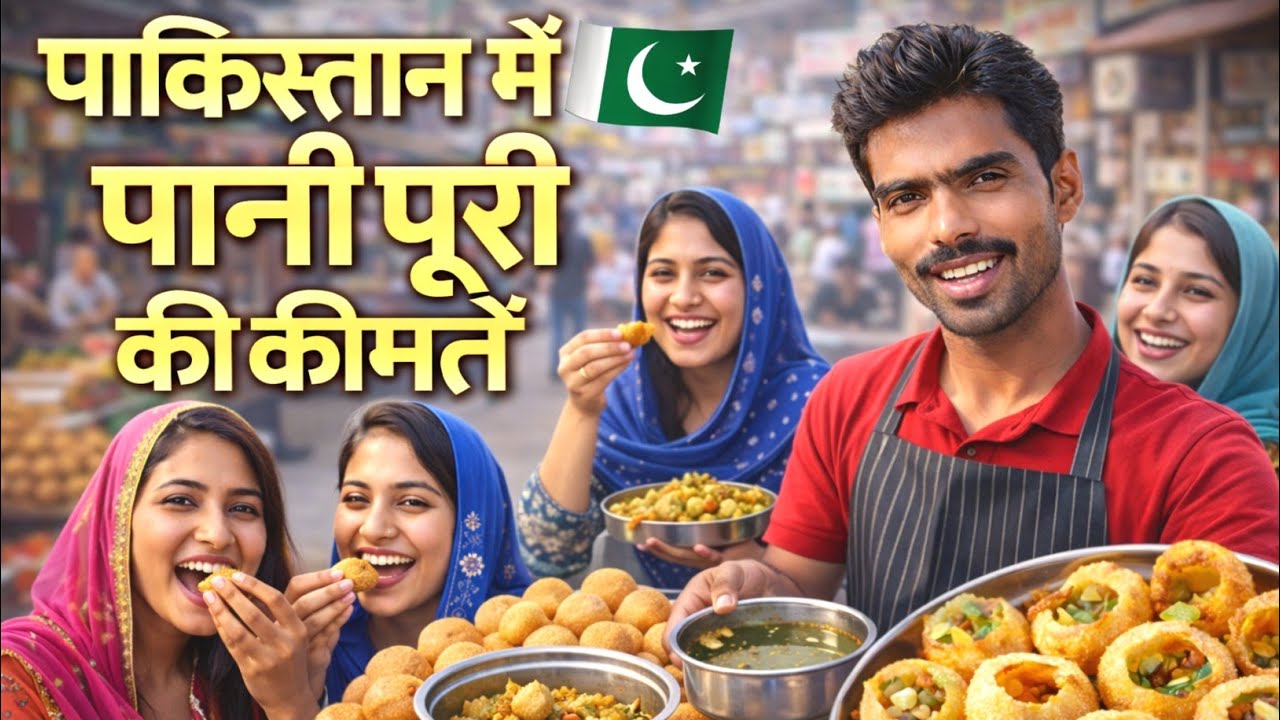 पाकिस्तान में पानी पूरी की कीमतें | Night Street Food in Pakistan | Kailash Manjirana Vlogs