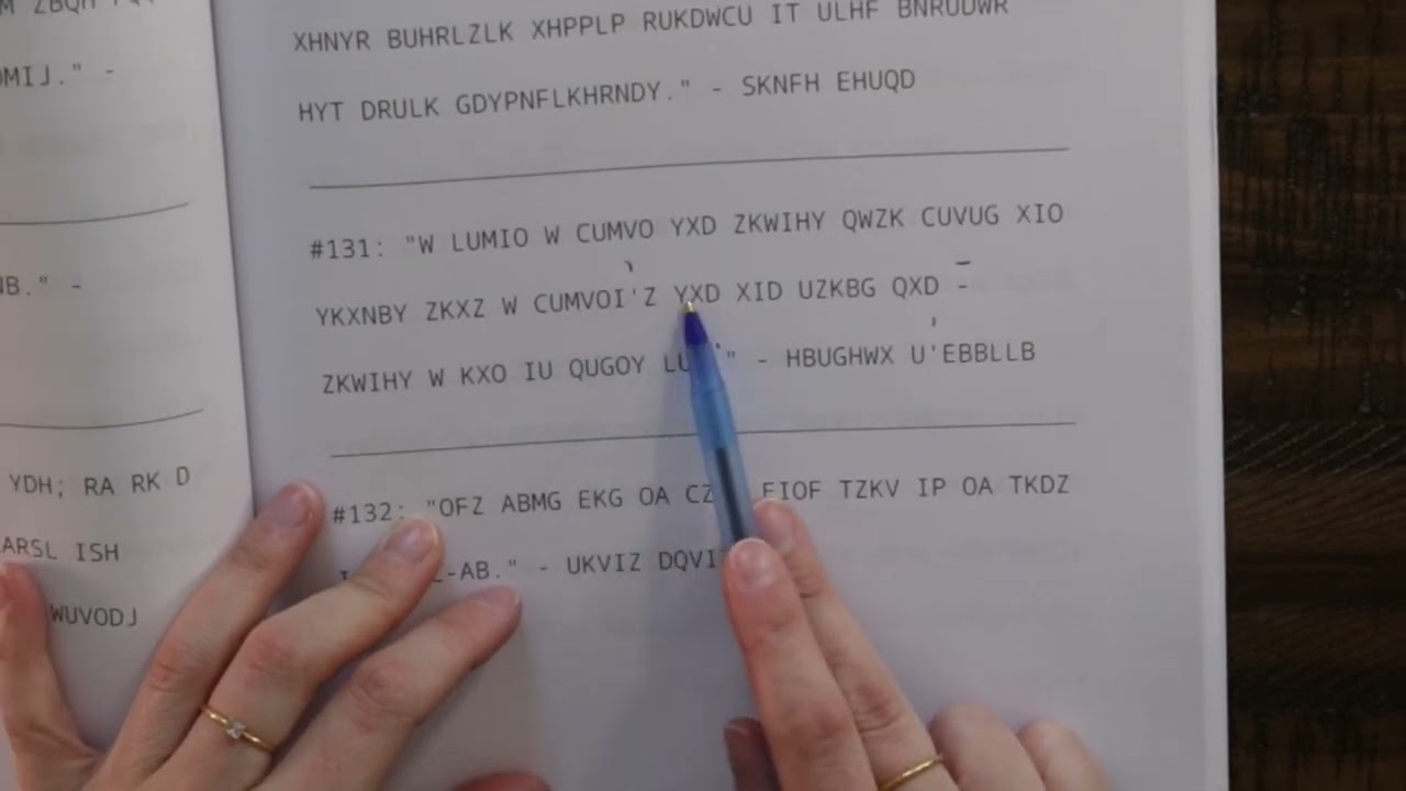 Solving Cryptograms: Hard Mode