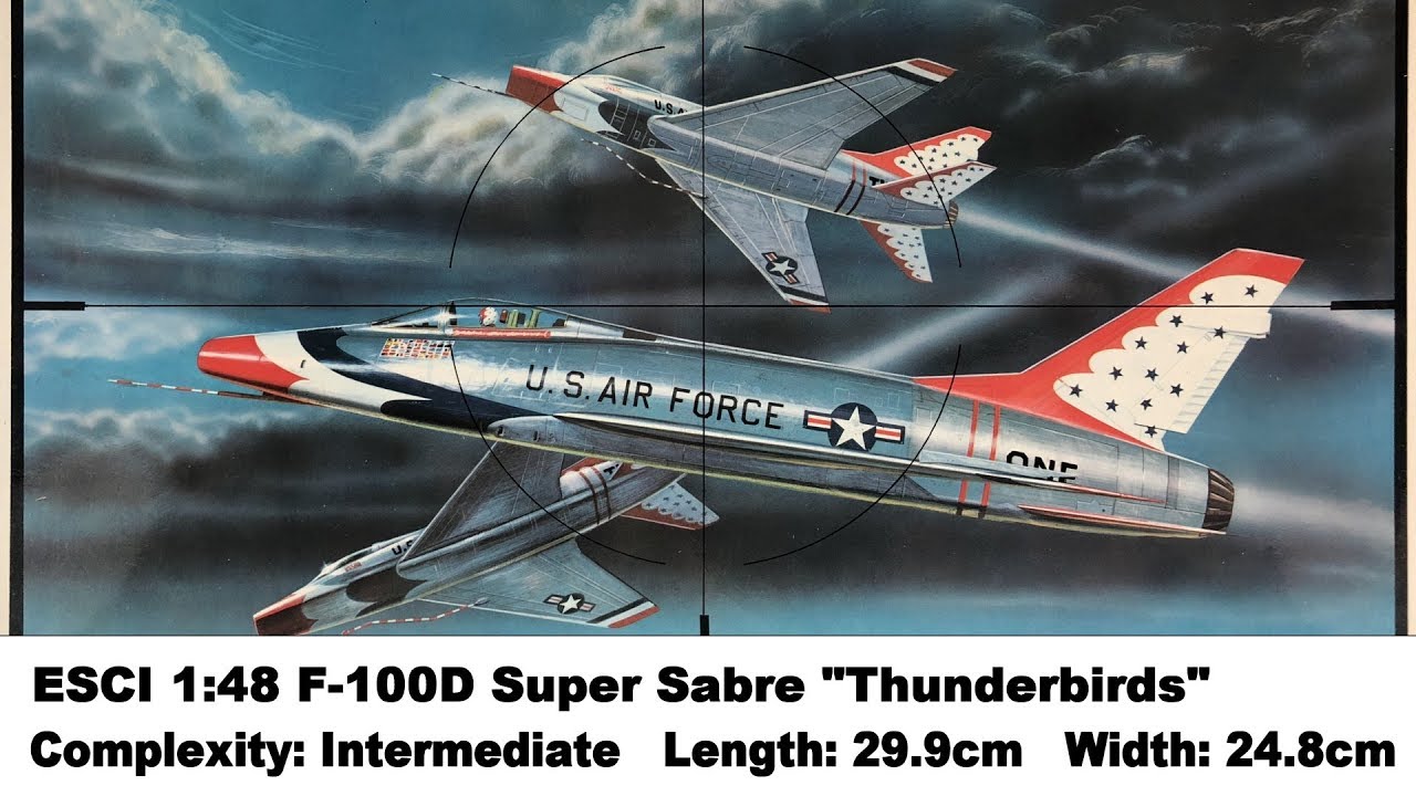 ESCI 1:48 F-100D Super Sabre 