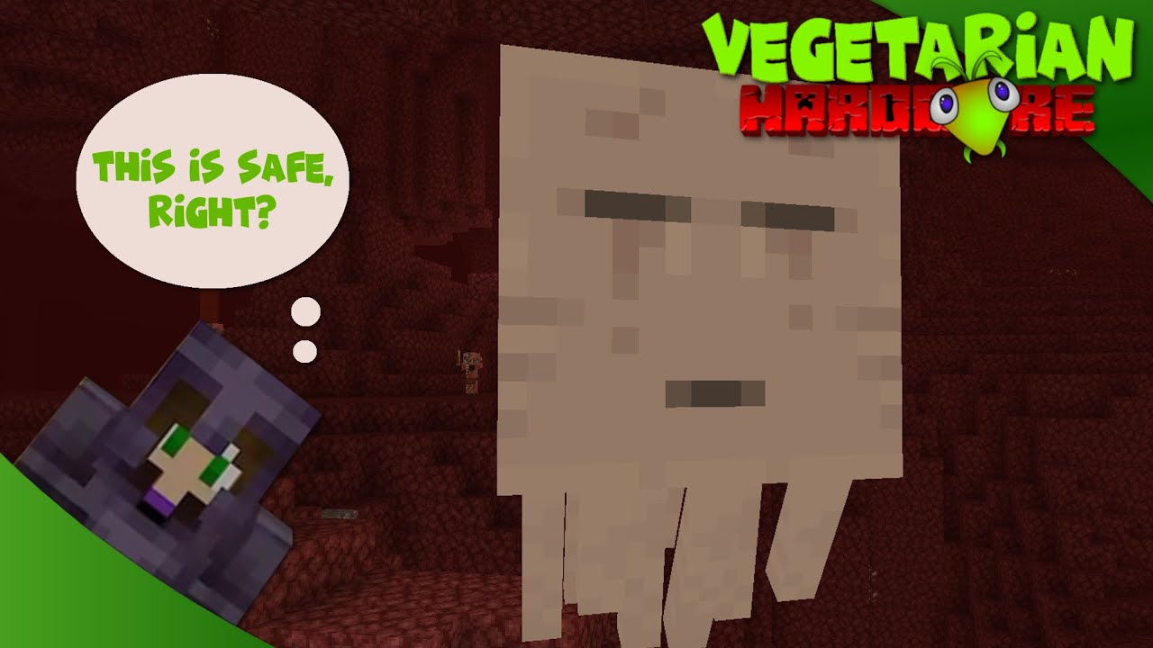 Netherite Mining and Nether Advancements &hearts; Ep. 27 &hearts; Vegetarian Hardcore Minecraft Lets Play