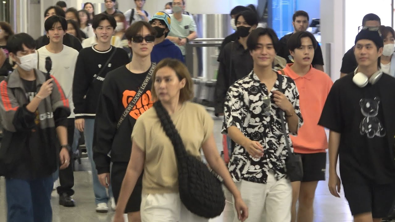 My School President (แฟนผมเป็นประธานนักเรียน) Hong Kong Airport Arrival 20230811 (Bangkok→Hong Kong)