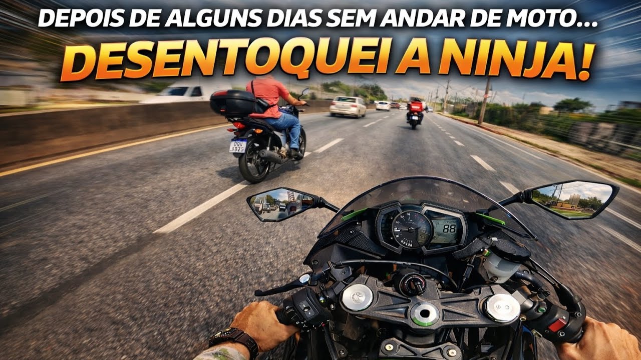 DEPOIS DE DIAS PARADA | A NINJA ACORDOU😎🔥