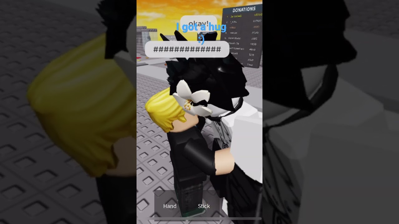 I got a hug in Roblox from a furry