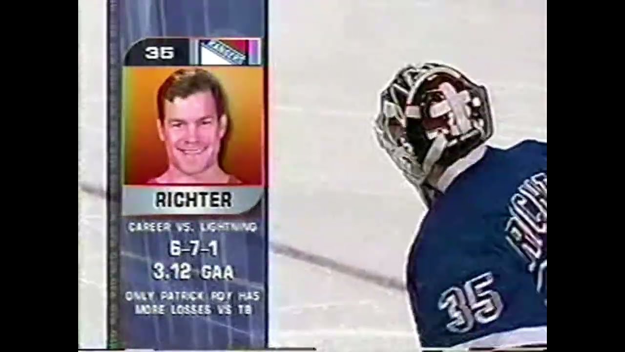 New York Rangers VS Tampa Bay Lightning 11/24/1999