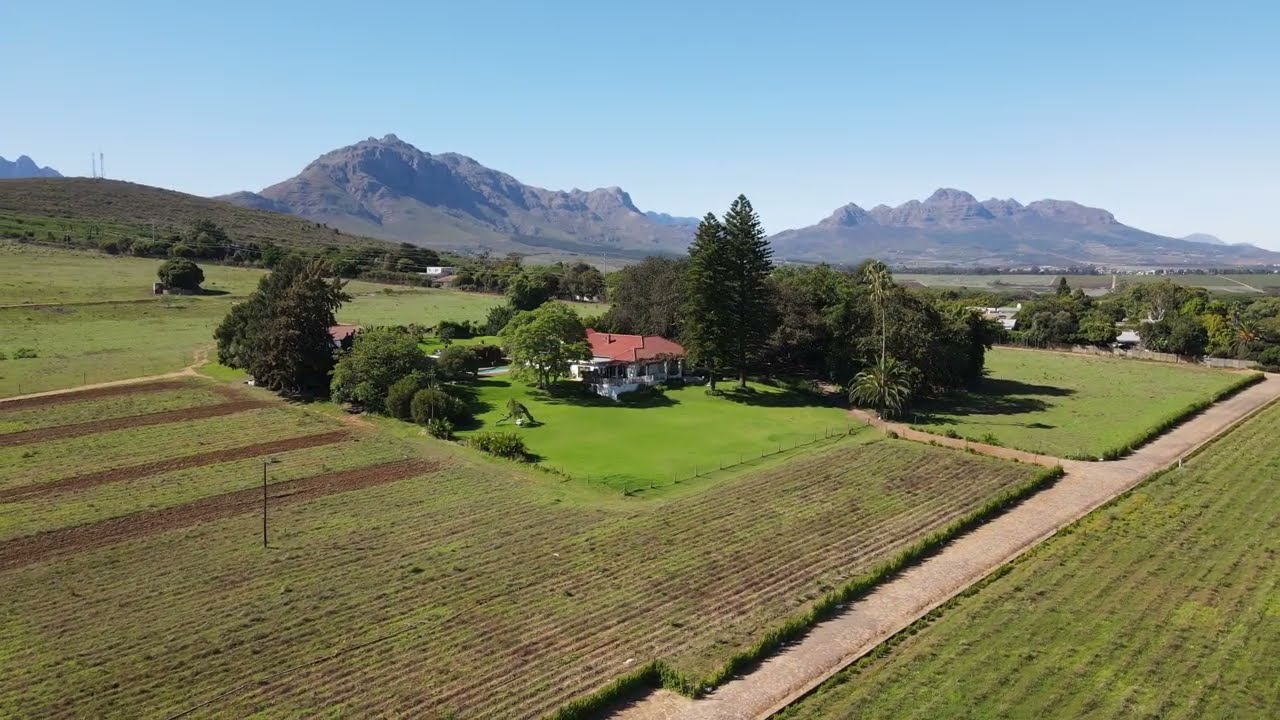 R54,000,000 | Award Winning Working Family Wine Farm For Sale in Stellenbosch
