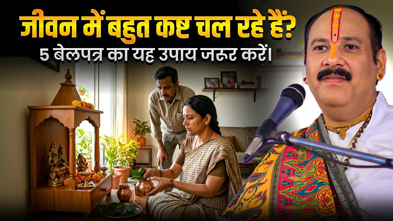 जीवन में बहुत कष्ट चल रहे हैं? 5 बेलपत्र का यह उपाय जरूर करें।
