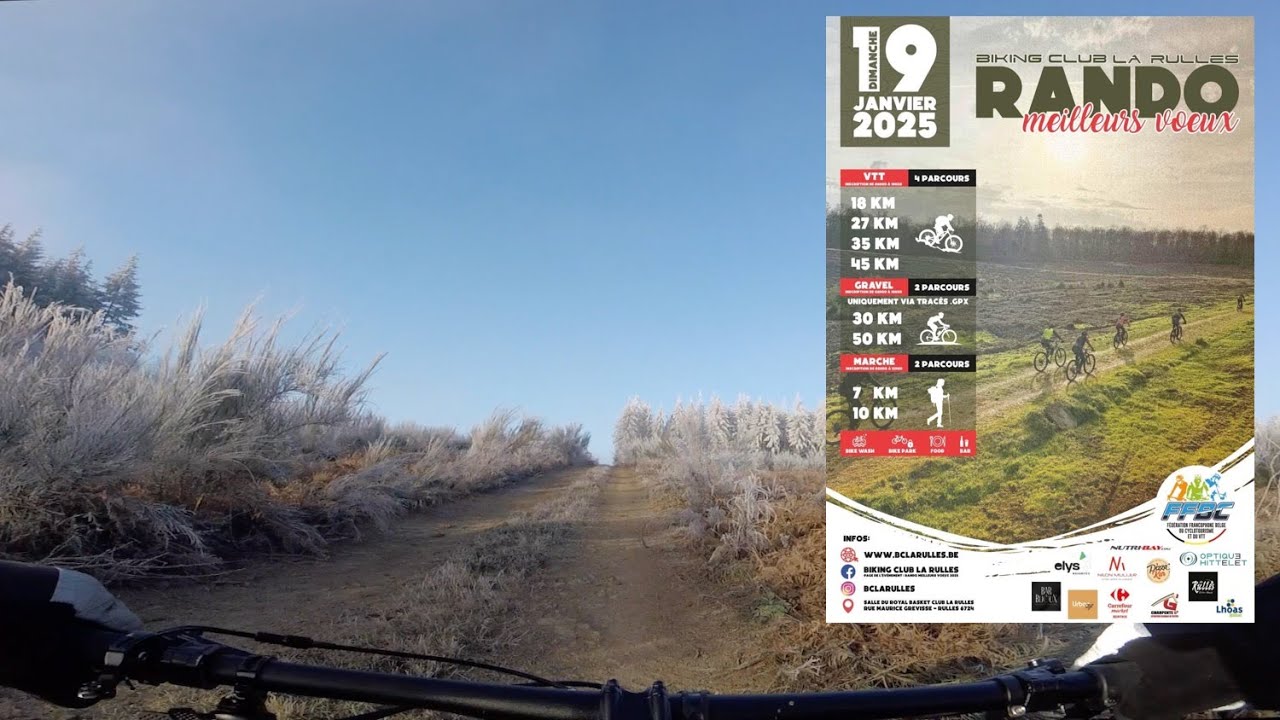 VTT Meilleurs Voeux Rulles 2025 - 45Km