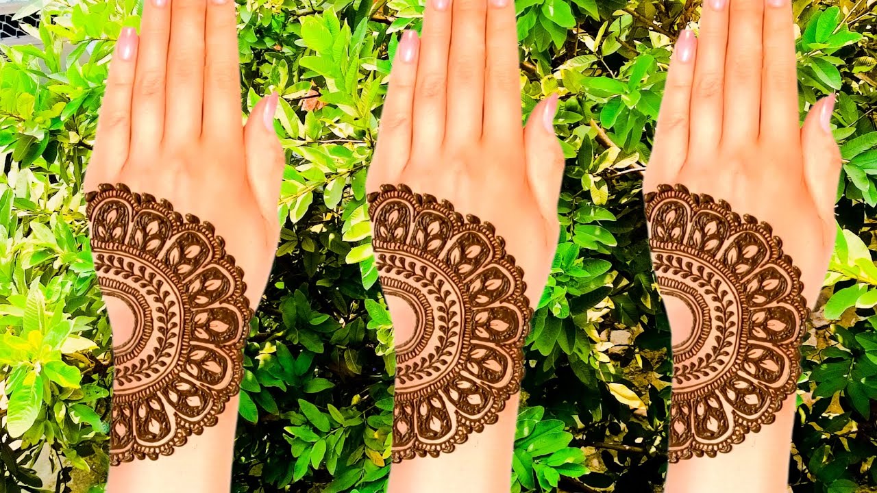  Very simple and stylish mehandi designs #viralvideo #logvideo 