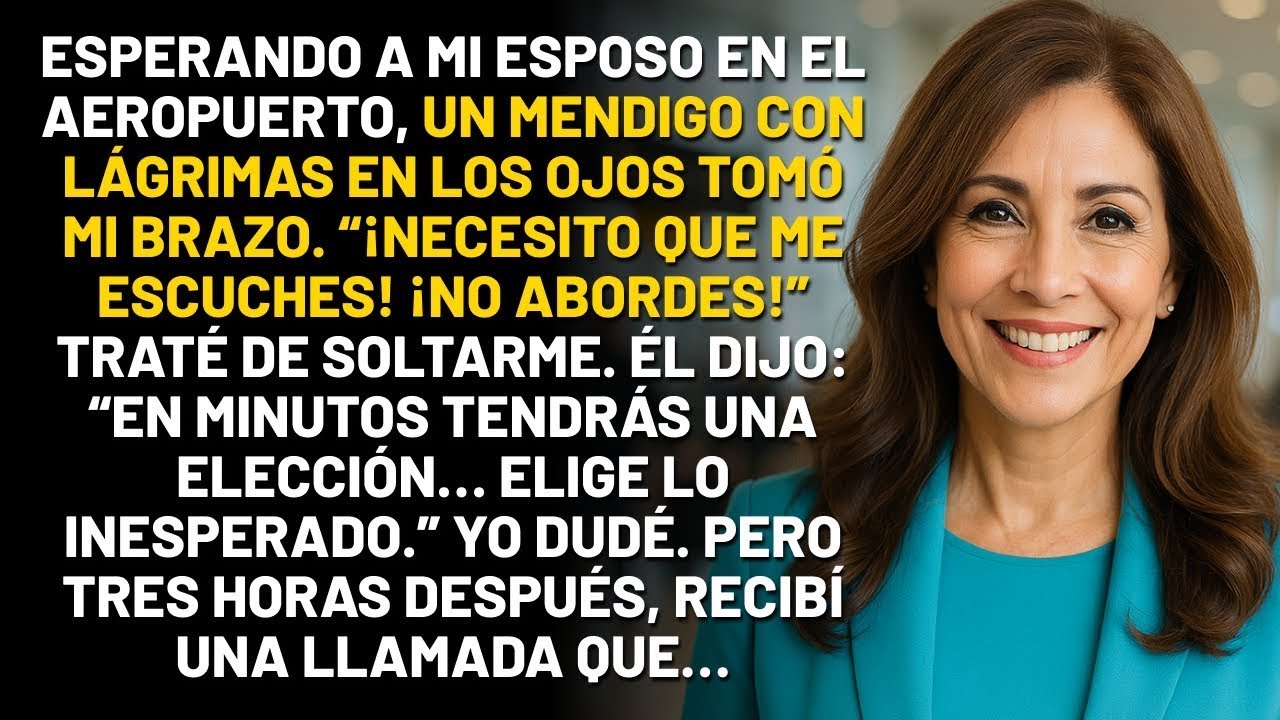 En minutos tendrás una elección  ¡Elige la difícil!” Un Mendigo LLORANDO me advirtió en e