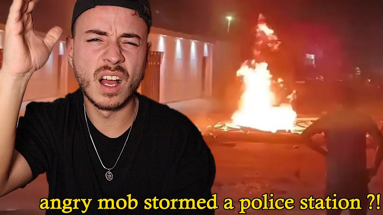 Angry mob stormed a police station ?!