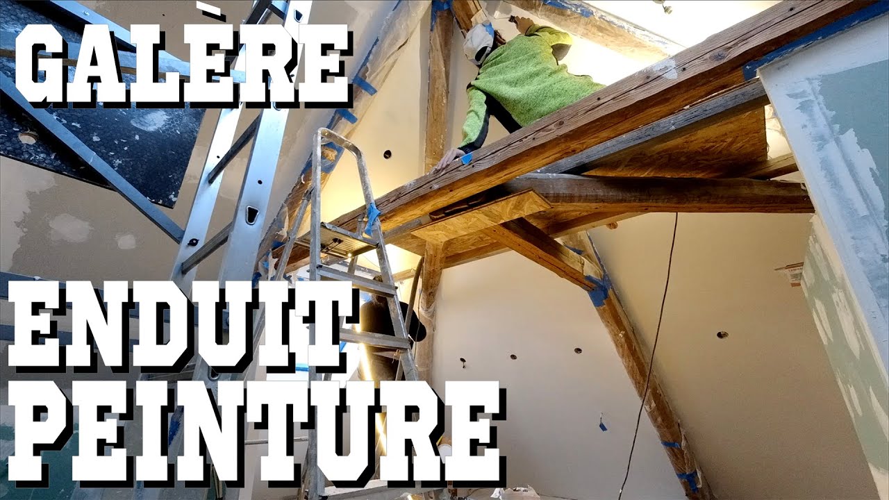 Ep41 - INTERMINABLE ! Enduit et peinture // LA GRANGE EN RENOVATION