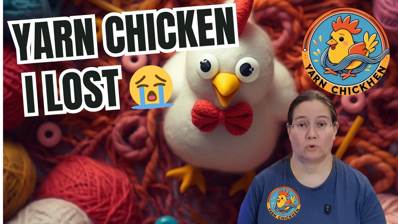 I played and lost at Yarn chicken 🍗🧶 | Vlogmas Day 23: Can Red Save The Day? Swan Yarn Haul Reveal