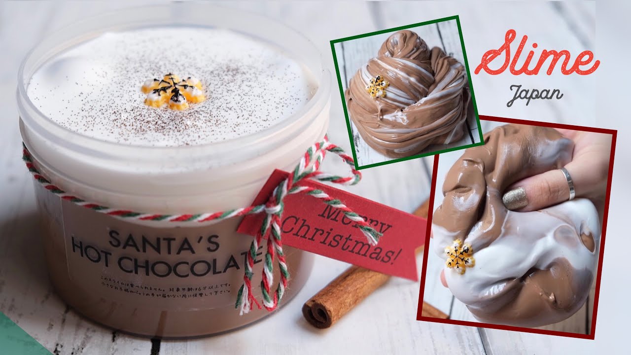 【ASMR】サンタズホットチョコレート☕️🎅【スライムジャパン】〜つやっつやの小休憩〜 