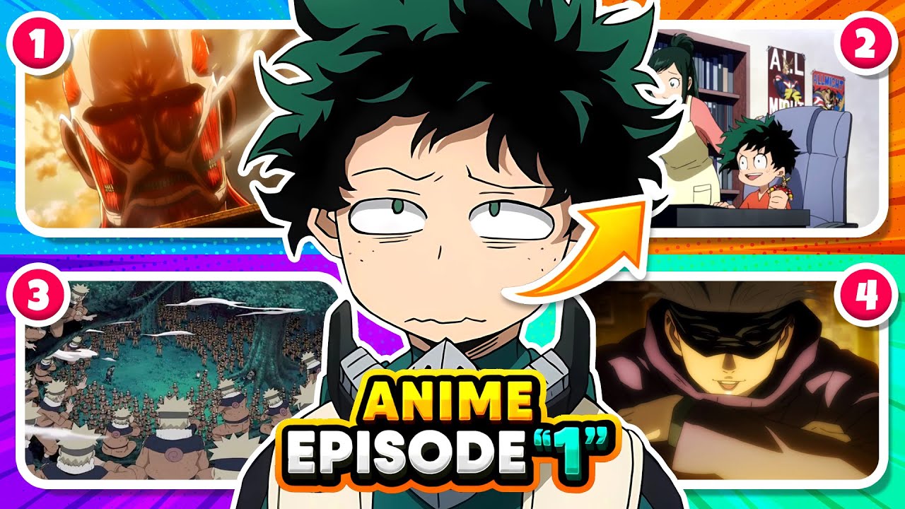 Guess The Famous Anime By 4 Scenes of Its EPISODE 