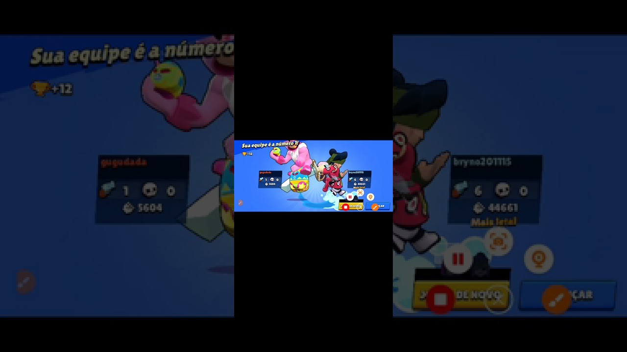 Jogando brawl stars