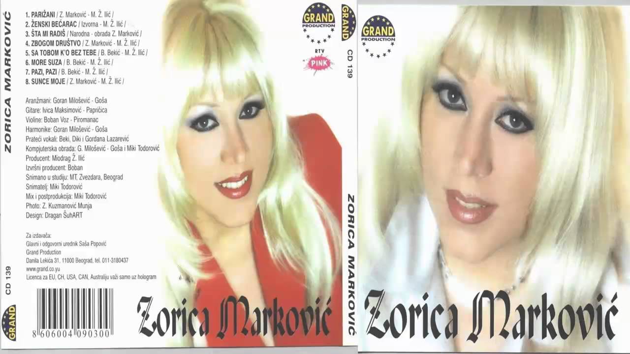 Zorica Markovic - Zenski becarac - (Audio 2002) HD