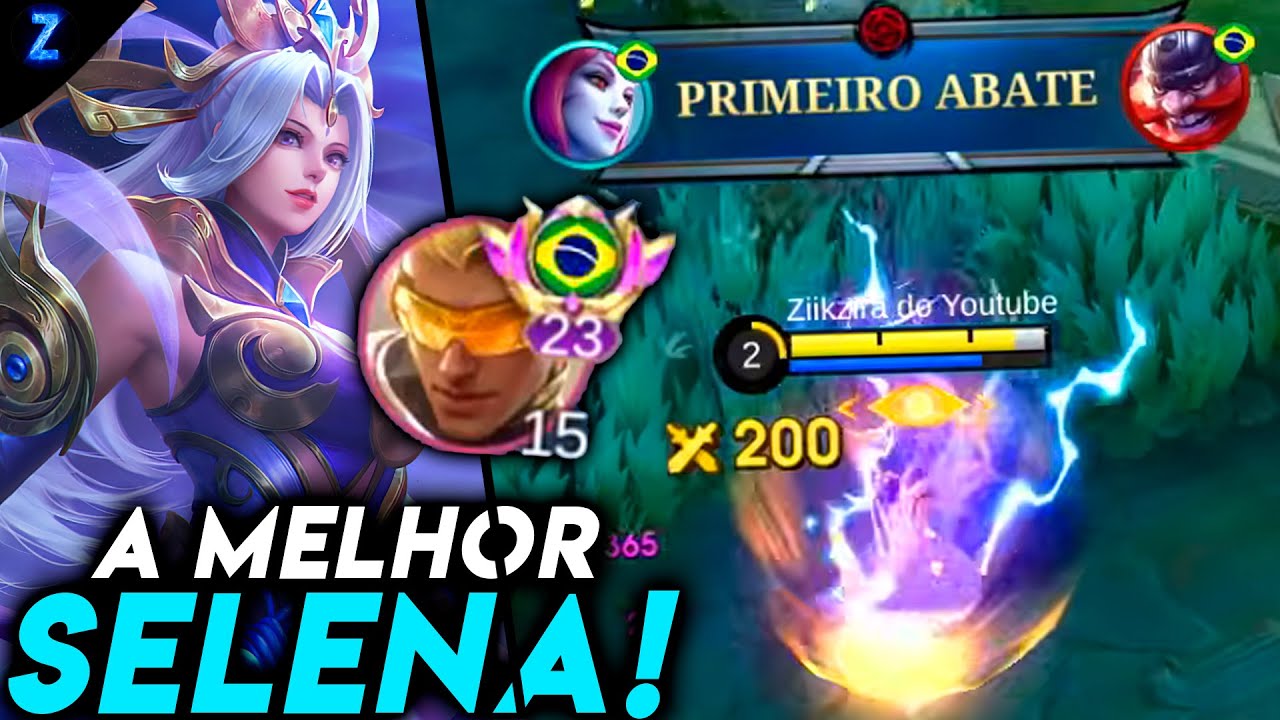 A SELENA &Eacute; BOA, &Agrave;S VEZES... - SELENA GAMEPLAY | Mobile Legends