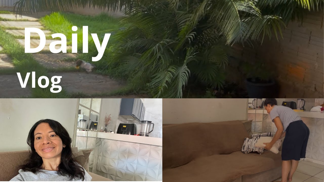 Daily Vlog: Rotina real jardim + casa 