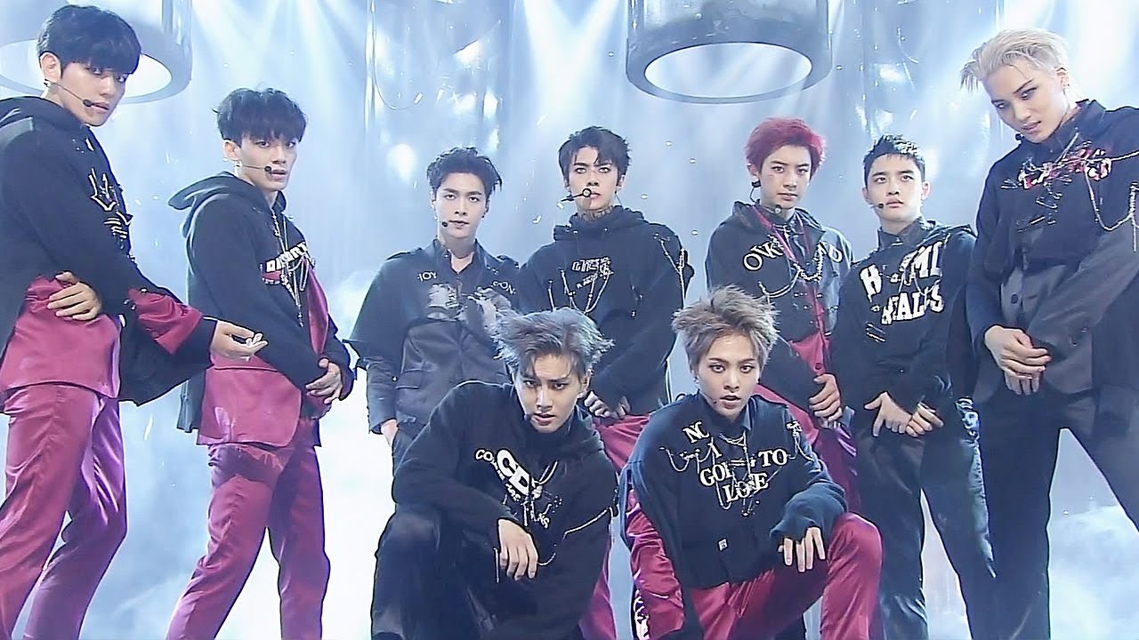«Особое возвращение» EXO - Monster @ Popular Inkigayo 20160612