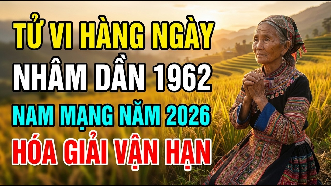 Tử Vi Tuổi Dần 1962 Nam Mạng Năm 2026: 65 Tuổi Sao Thổ Tú Chiếu Mệnh, Vận Hạn Và Cách Hóa Giải
