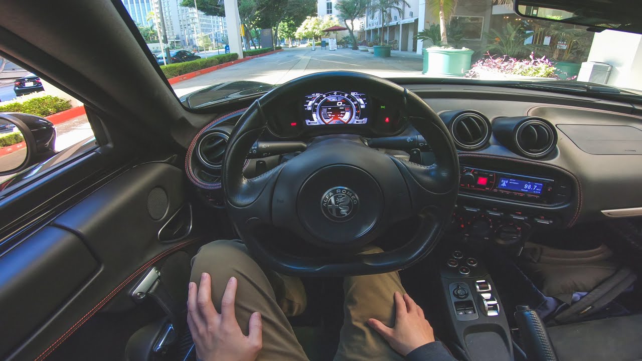 2018 Alfa Romeo 4C Coupe - POV Morning Drive