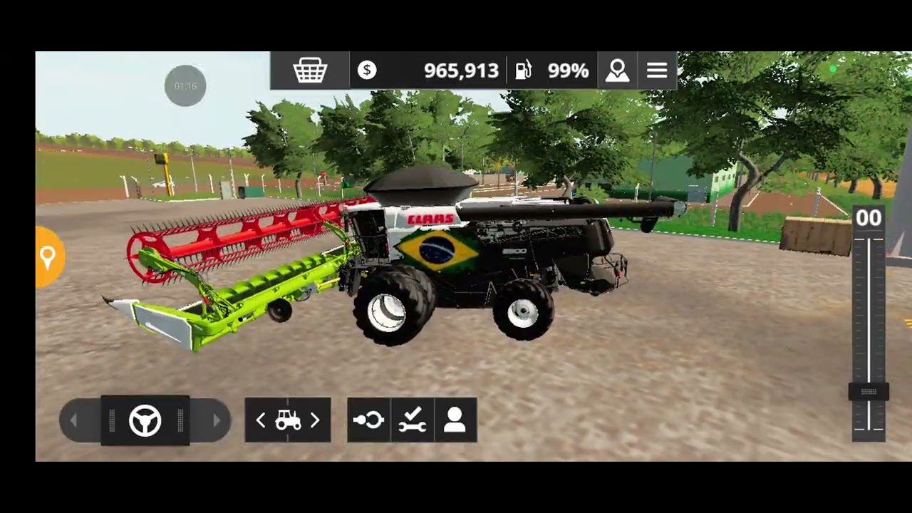 Fs20 liberando a colhedeira da claas não esquece de seguir o canal🙏🙏🙏