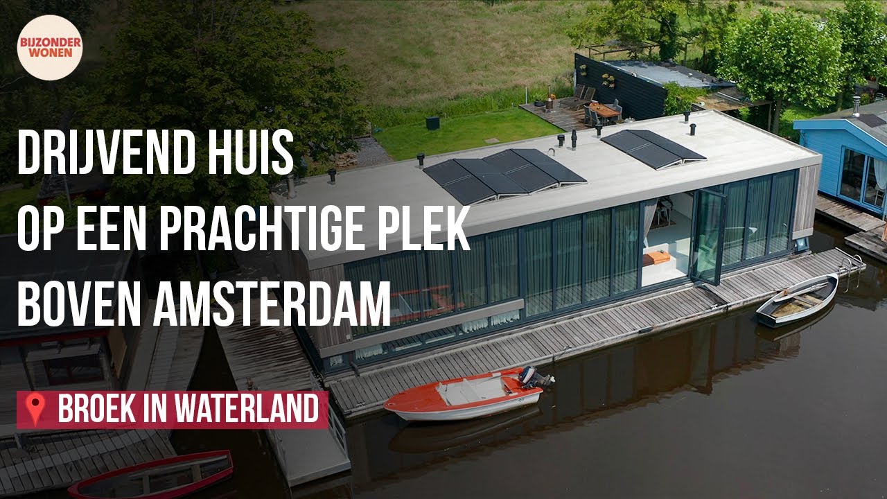 Woonark (drijvend huis) op een prachtige plek boven Amsterdam | Bijzonder wonen - Aflevering 6