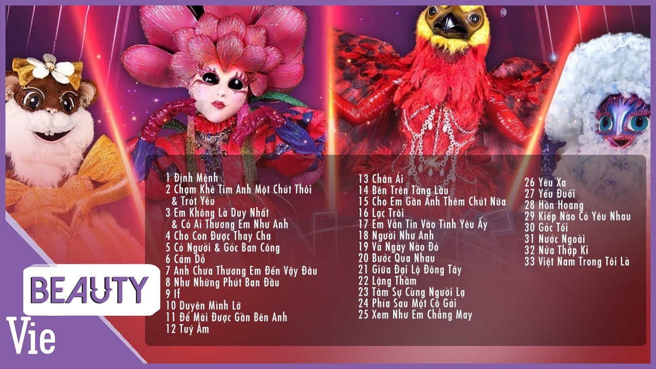 TOP 33 những bài hát gây nghiện THE MASKED SINGER | Top Hits nhạc trẻ hay nhất 2022 Ca Sĩ Mặt Nạ