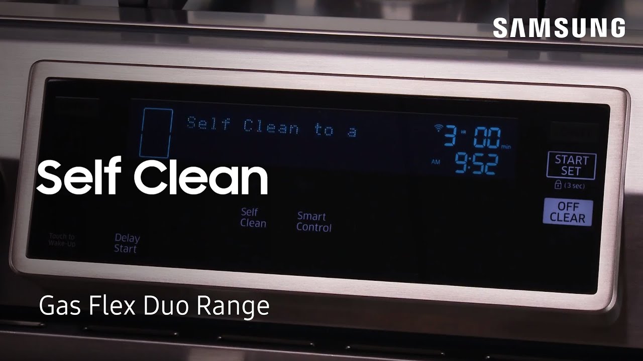 How to use the Self Clean feature on Flex Duo ovens and ranges | Samsung US