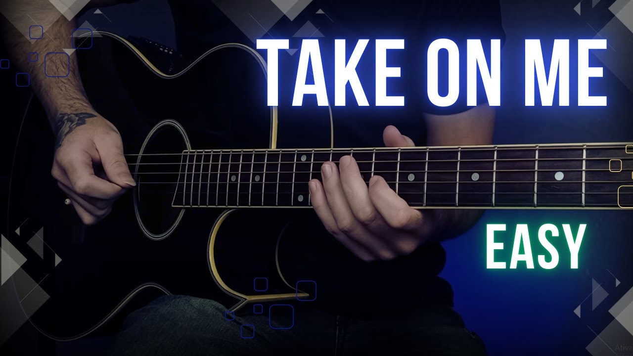 a-ha - Take On Me | Easy Guitar Lesson Tutorial with Chords/Tabs and Lyrics