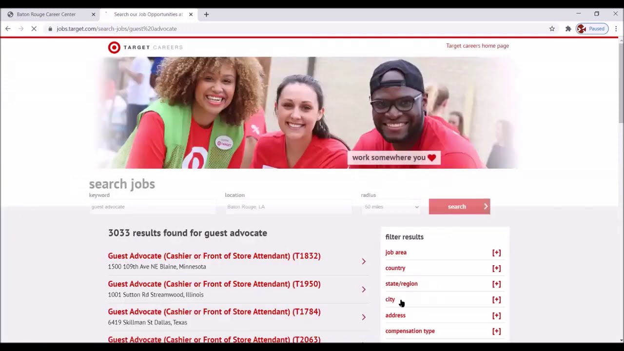 How to Apply for a Job with Target