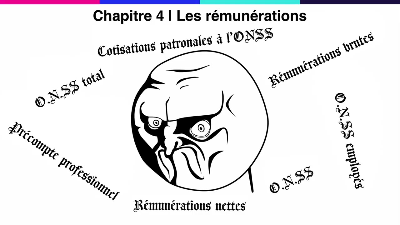 V42 - Les rémunérations : salaire brut, net, ONSS et coût salarial
