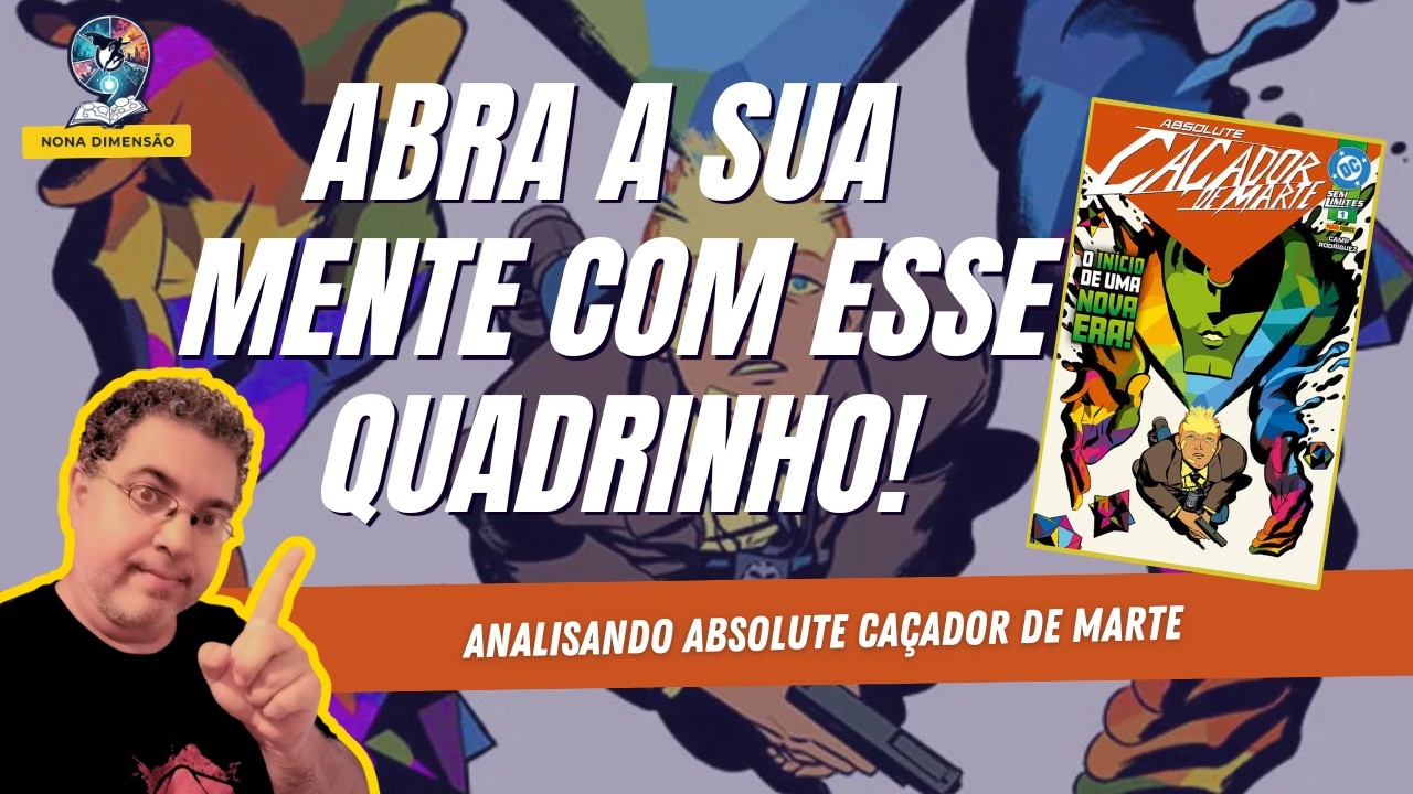 Abra sua mente para esse quadrinho - Absolute Caçador de Marte #paninicomics #dccomics #quadrinhos