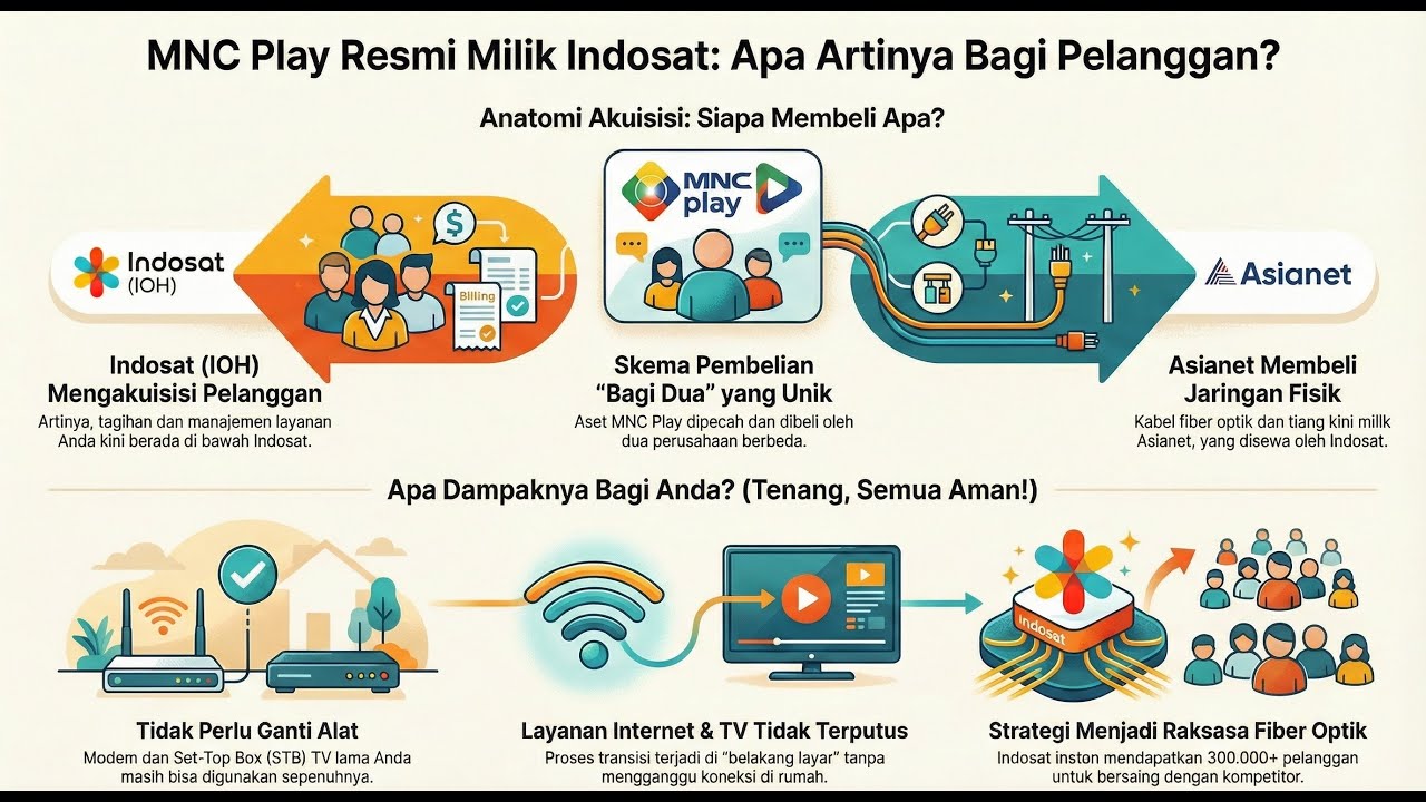🚨 RESMI‼ MNC PLAY DIAMBIL ALIH INDOSAT?! 😱