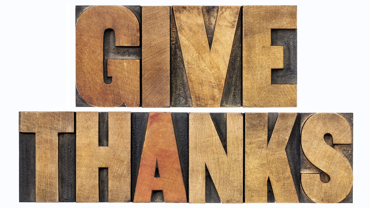 The Power of Gratitude in our Hearts expressed by Giving Thanks with our Tongues