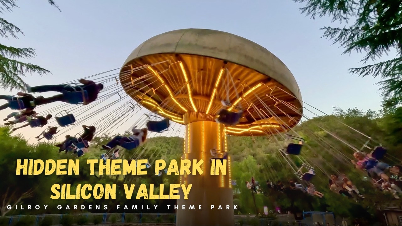Hidden Theme Park Near Silicon Valley | Gilroy Gardens Family Theme Park | [4K]