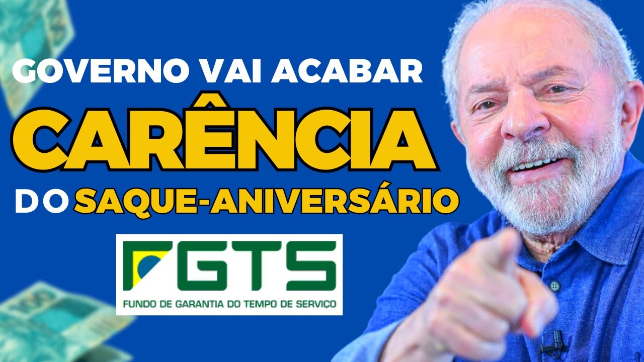 VAI ACABAR! GOVERNO PRESSIONA CONGRESSO PARA ACABAR COM A CARÊNCIA DO SAQUE ANIVERSÁRIO DO FGTS