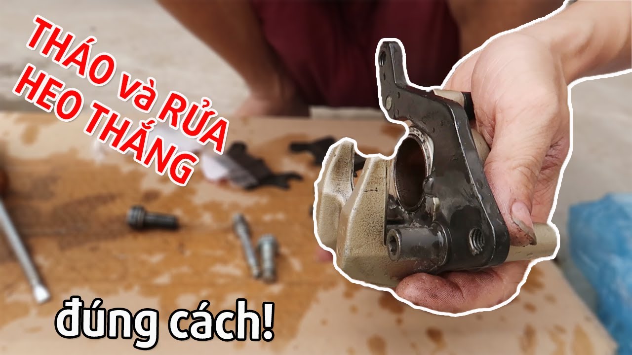 Cách Thay PHỐT và Vệ Sinh HEO THẮNG Siêu Sạch Ngay Tại Nhà Chỉ Vài Phút | Chăm Xe Vlog