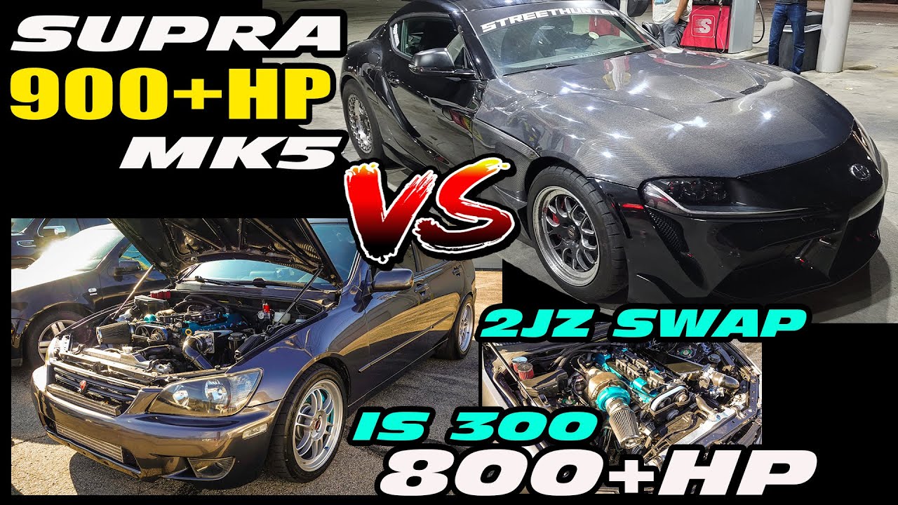 900+WHP MK5 SUPRA VS 800+WHP LEXUS IS 300 2JZ-GE 6766 - SCT INDY - STREET CAR TAKEOVER INDIANAPOLIS