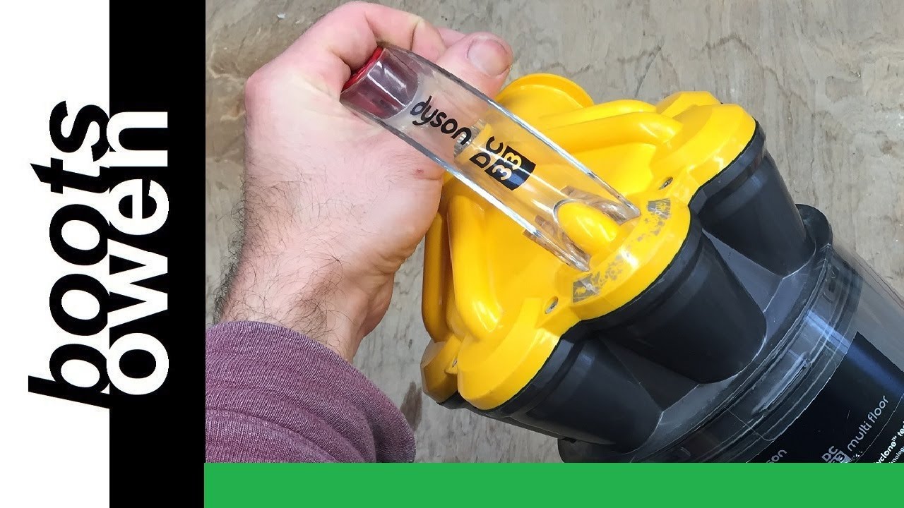 Dyson DC33 dust cannister  how to take apart and reassemble for cleaning: Root cyclone