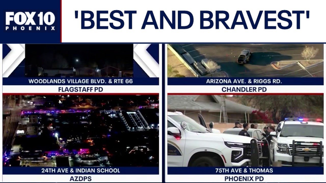 Police honored amid 'troubling' incidents of violence | FOX 10 Phoenix