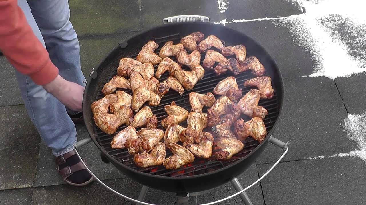 Chicken Wings im Weber Grill * deutsch *