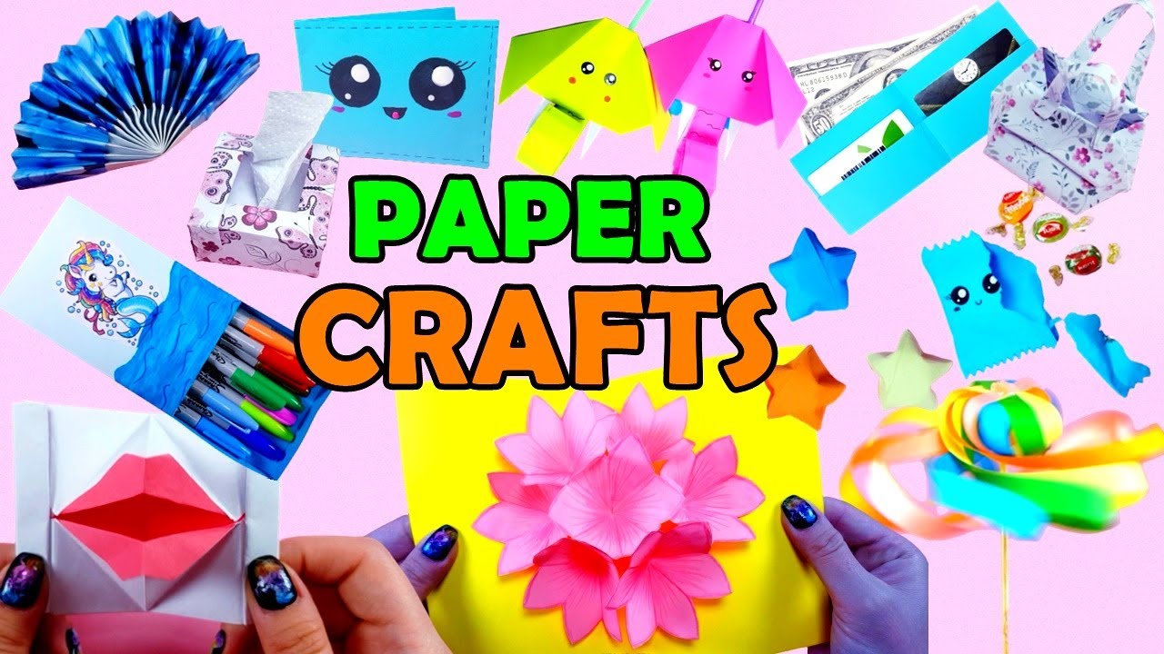 10 FUN PAPER CRAFTS YOU WILL LOVE
