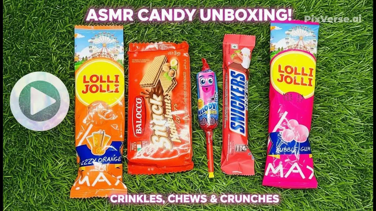 ASMR فتح حلويات 🍬 أصوات ناعمة ومريحة للنوم