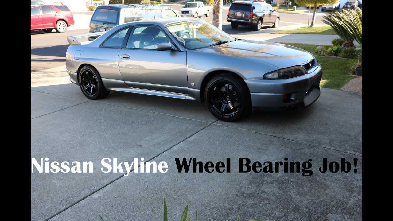 Tech Series EP. 12 Nissan Skyline GTR R33 Front Wheel Bearing Replacement (COMPLETE JOB)