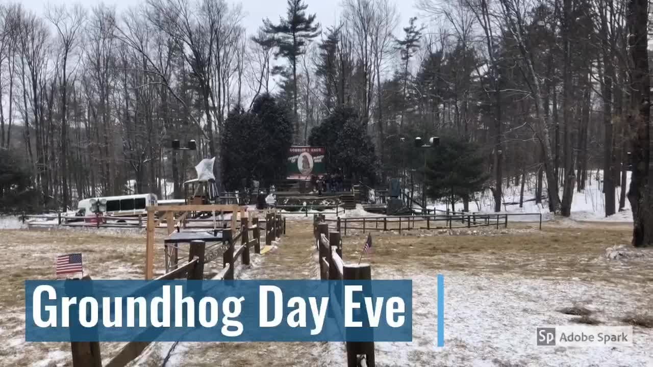 WEB EXTRA: People arrive at Gobbler's Knob